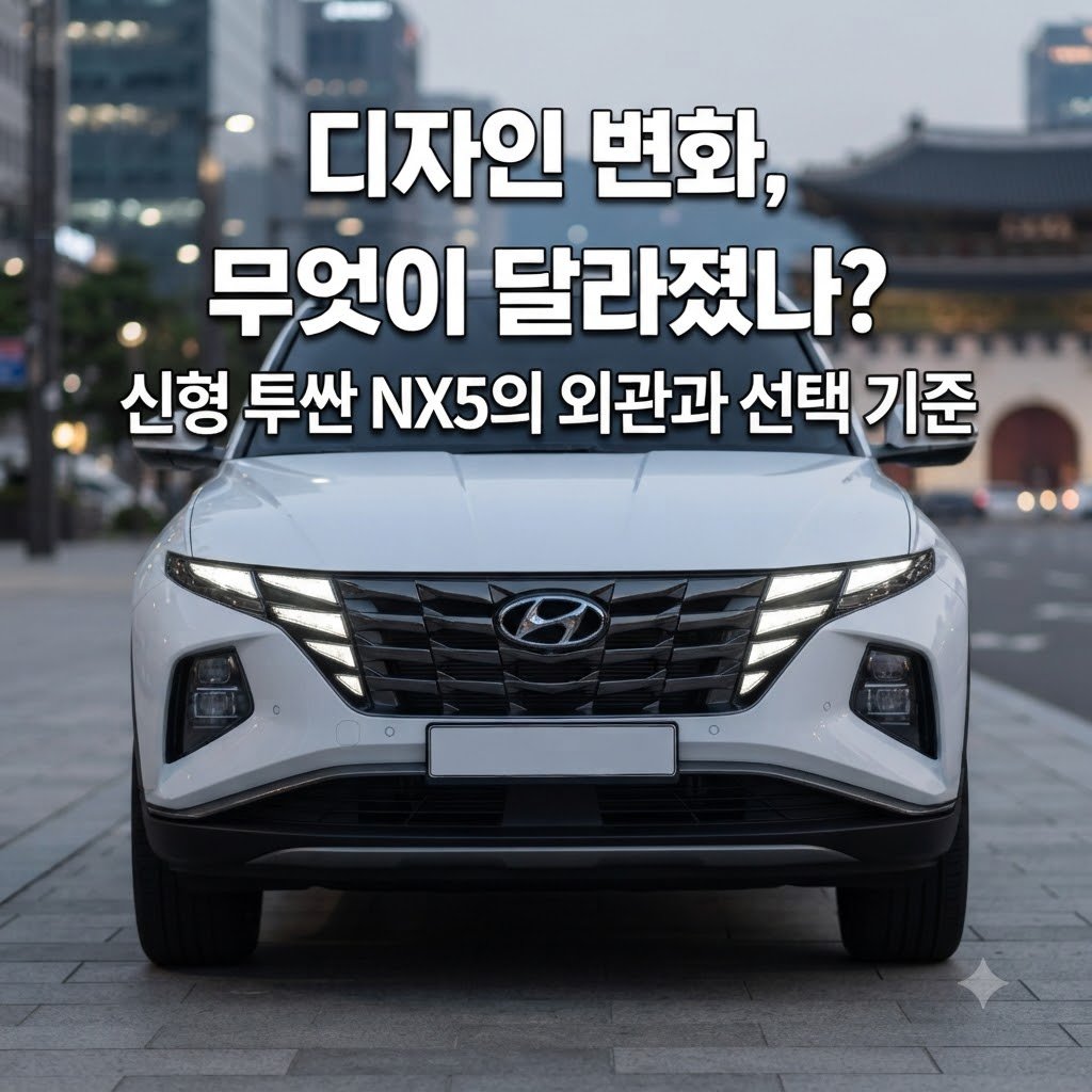 신형 투싼 풀체인지 NX5 디자인, 외관 변화 차이와 선택 기준