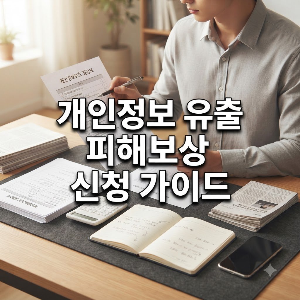 개인정보 유출 보상 신청 대상과 조건 확인하기