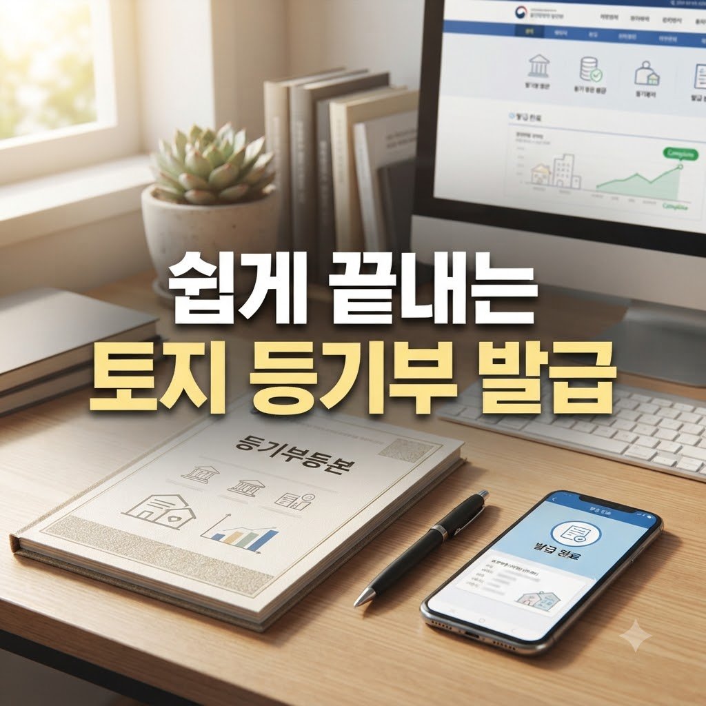 토지 등기부등본 인터넷 발급 방법, 수수료와 절차 한눈에