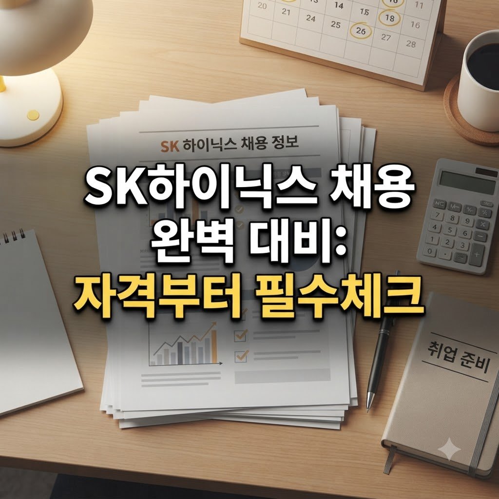 sk하이닉스 채용공고 지원자격 조건과 세부 확인사항