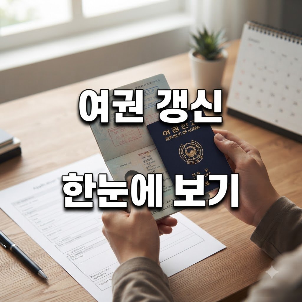 여권 갱신 소요기간 신청 방법과 진행 절차 한눈에