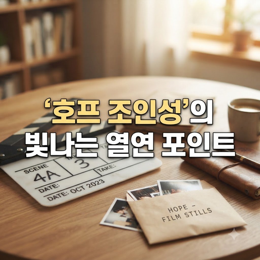 영화 호프 쿠키 조인성 출연 비하인드, 놓치면 아쉬운 포인트