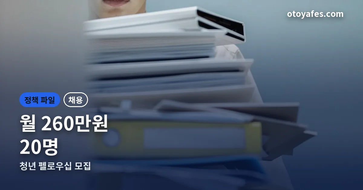 청와대 청년 펠로우십 정리 썸네일