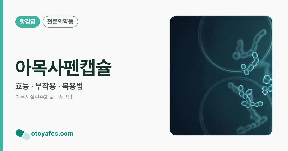 아목사펜캡슐 정리 썸네일