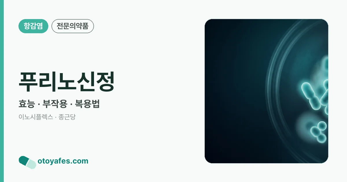 푸리노신정 정리 썸네일