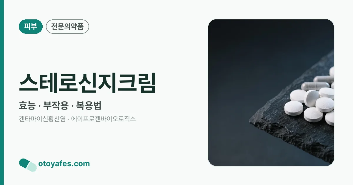 스테로신지크림 정리 썸네일