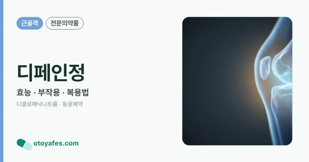 디페인정 정리 썸네일
