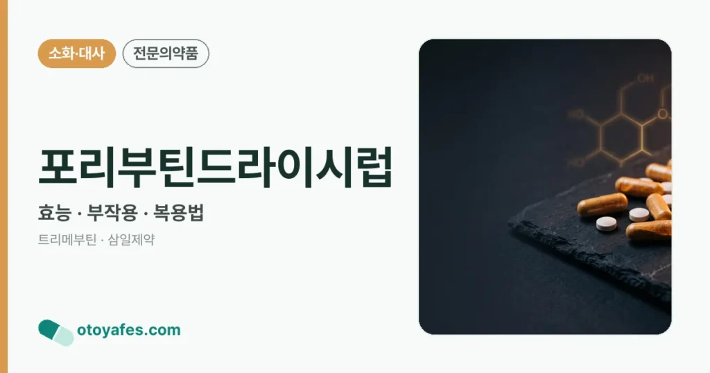 포리부틴드라이시럽 정리 썸네일