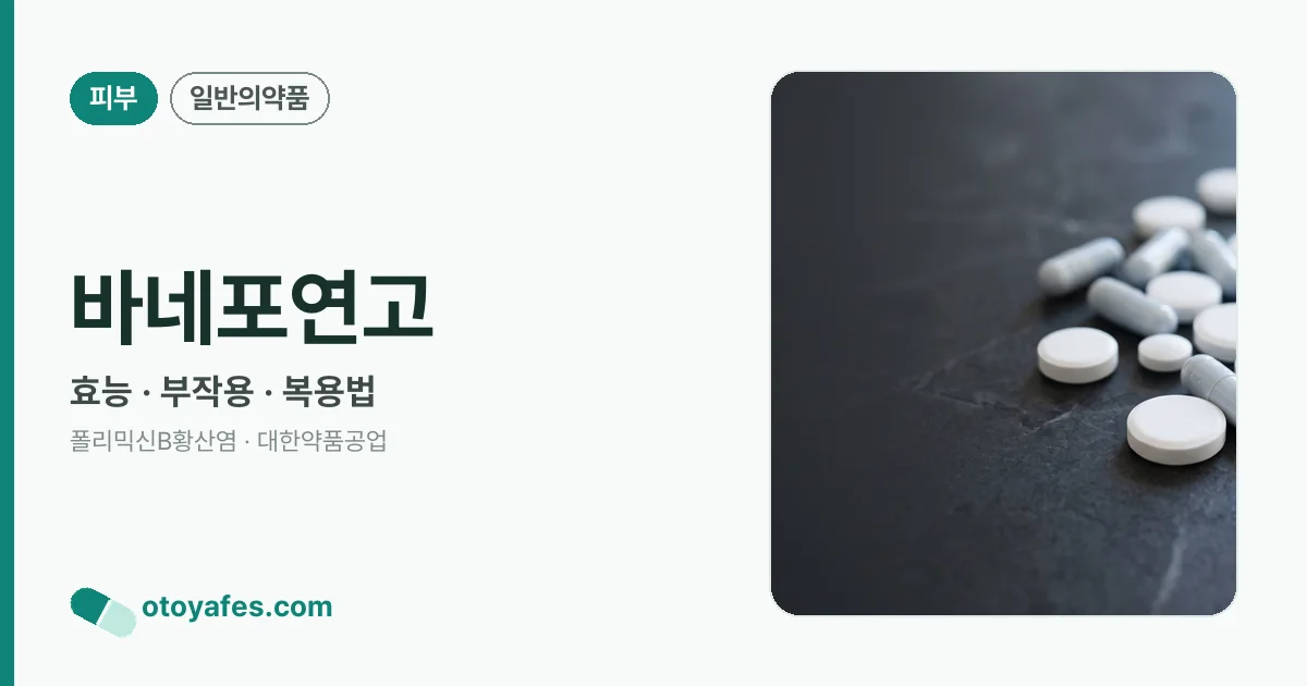 바네포연고 정리 썸네일