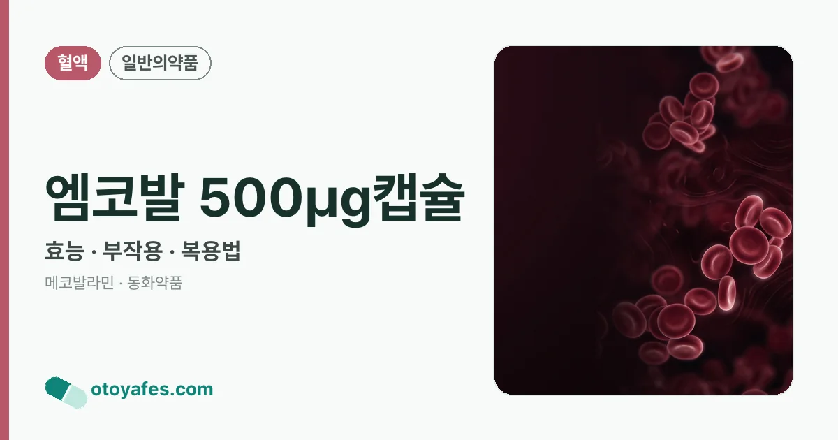엠코발 500㎍캡슐 정리 썸네일