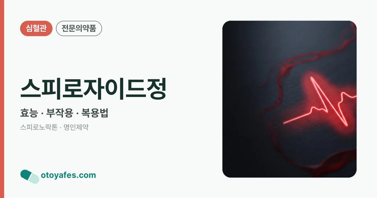 스피로자이드정 정리 썸네일