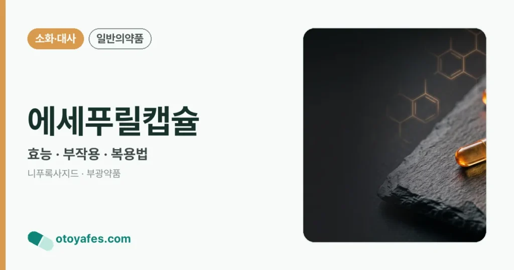 에세푸릴캡슐 정리 썸네일
