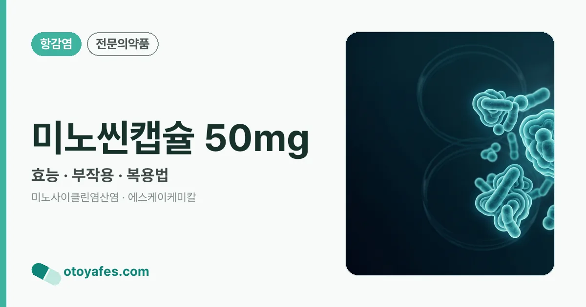 미노씬캡슐 50mg 정리 썸네일