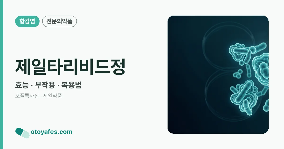 제일타리비드정 정리 썸네일