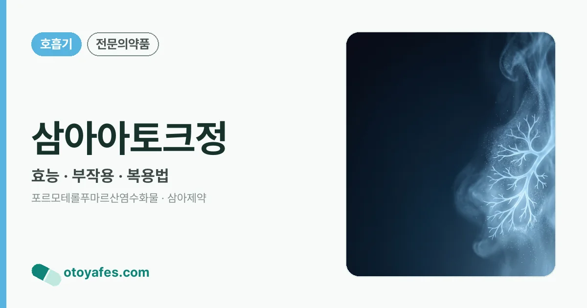 삼아아토크정 정리 썸네일