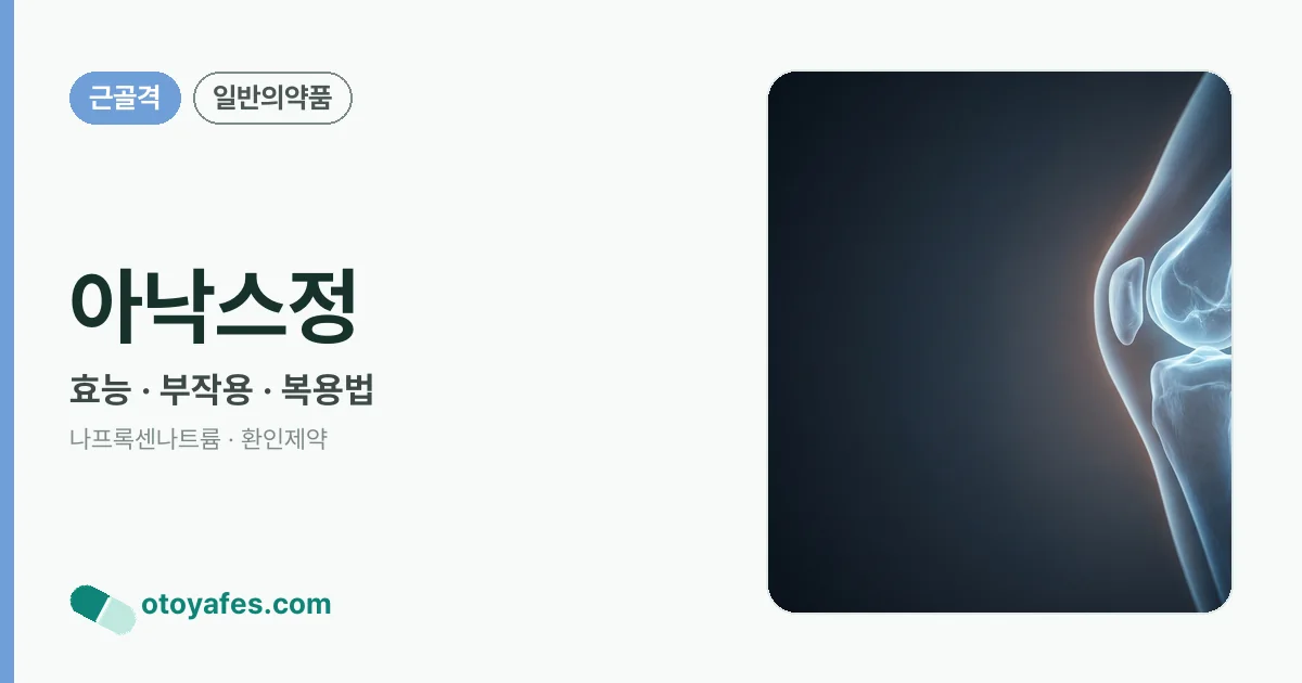 아낙스정 정리 썸네일