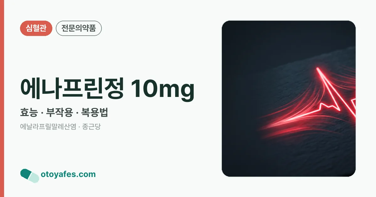 에나프린정 10mg 정리 썸네일