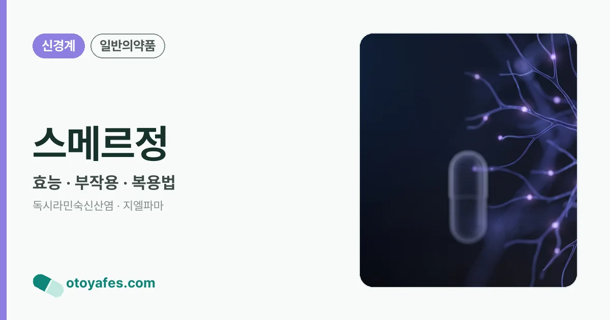 스메르정 정리 썸네일