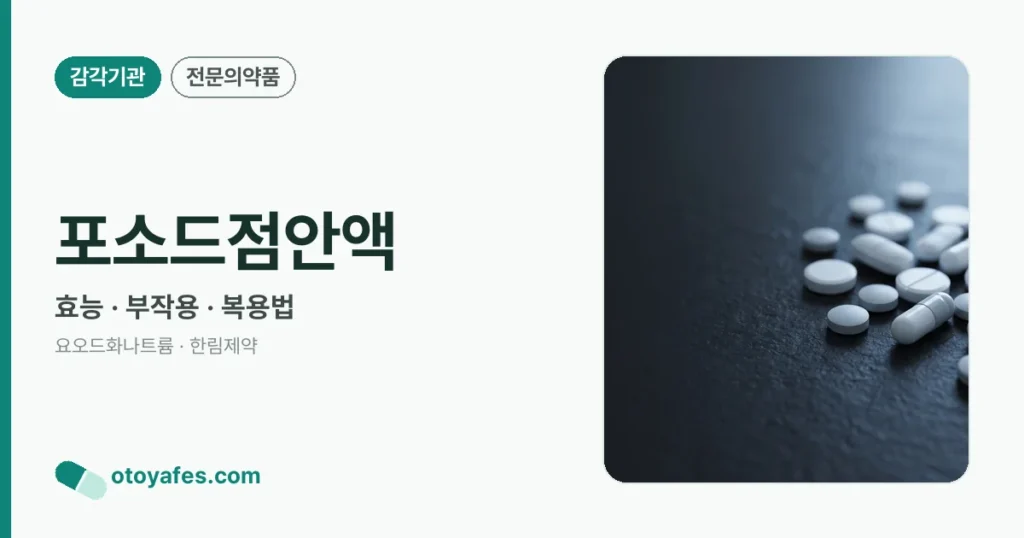 포소드점안액 정리 썸네일