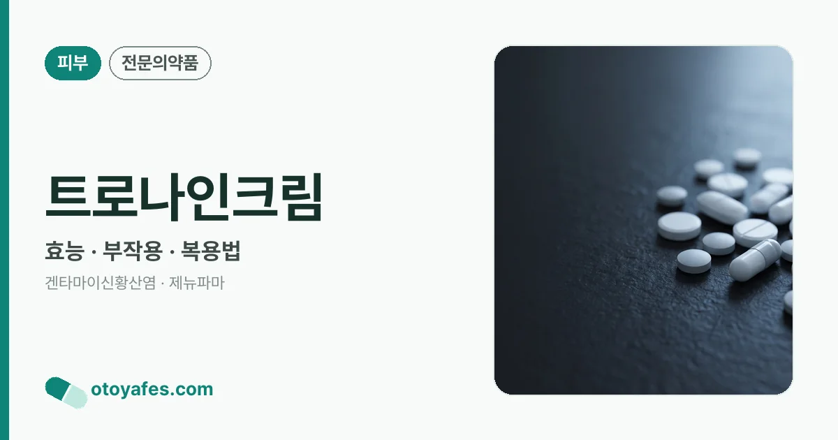 트로나인크림 정리 썸네일