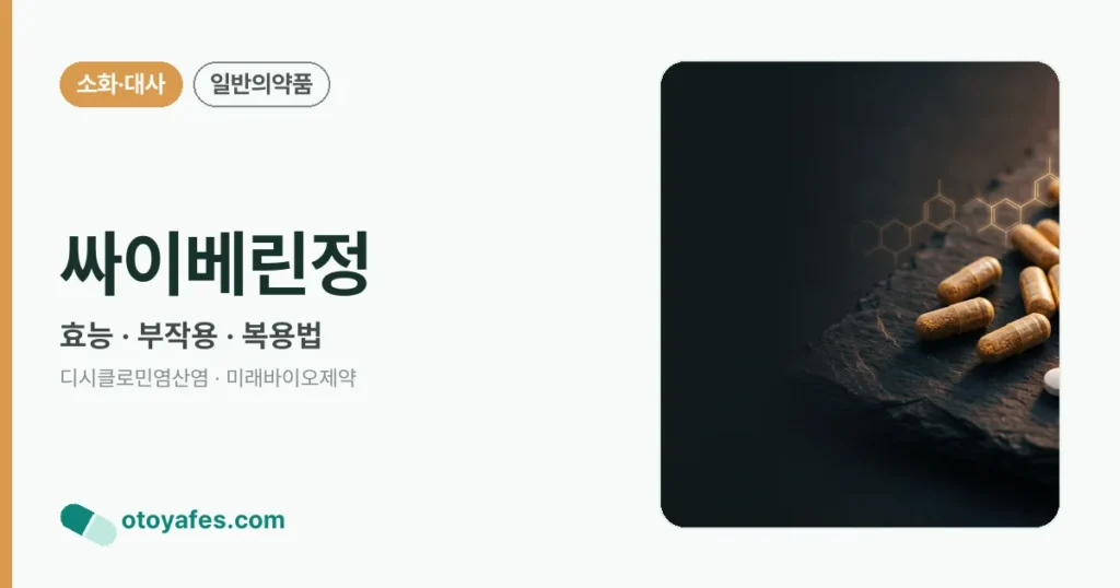 싸이베린정 정리 썸네일