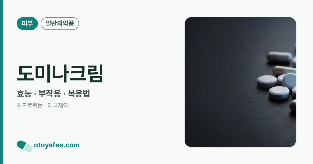 도미나크림 정리 썸네일