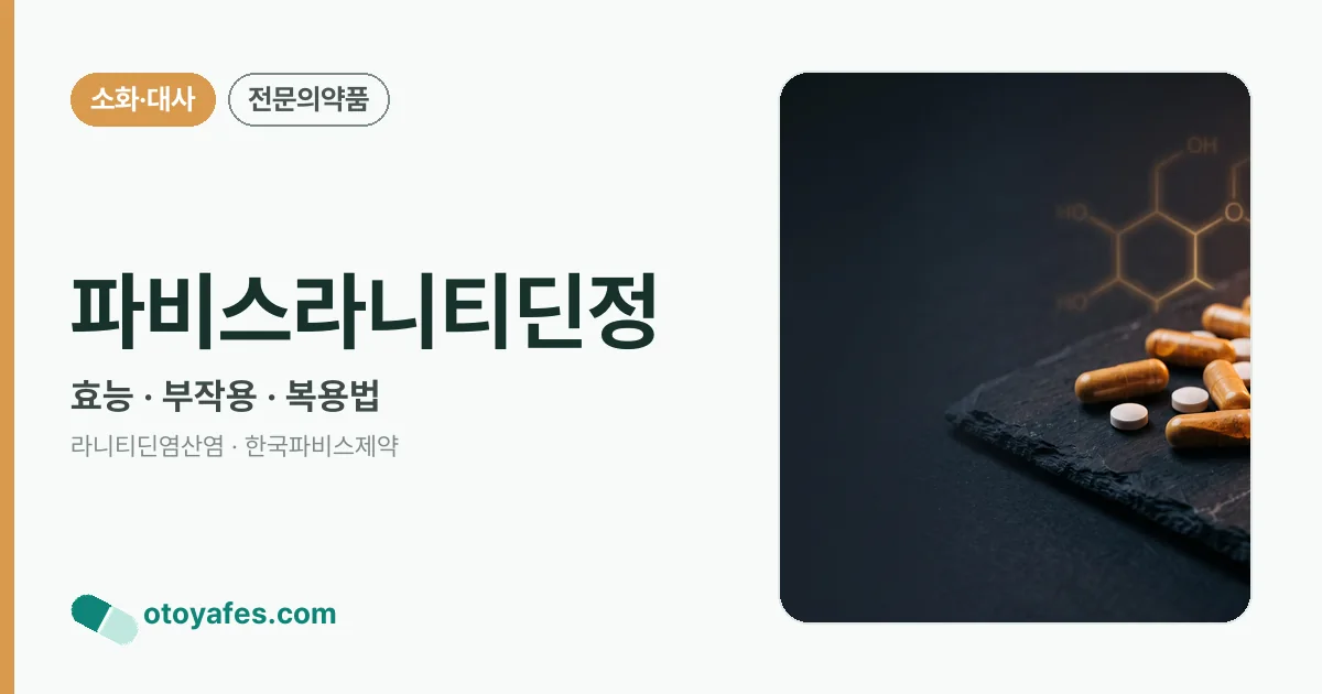 파비스라니티딘정 정리 썸네일