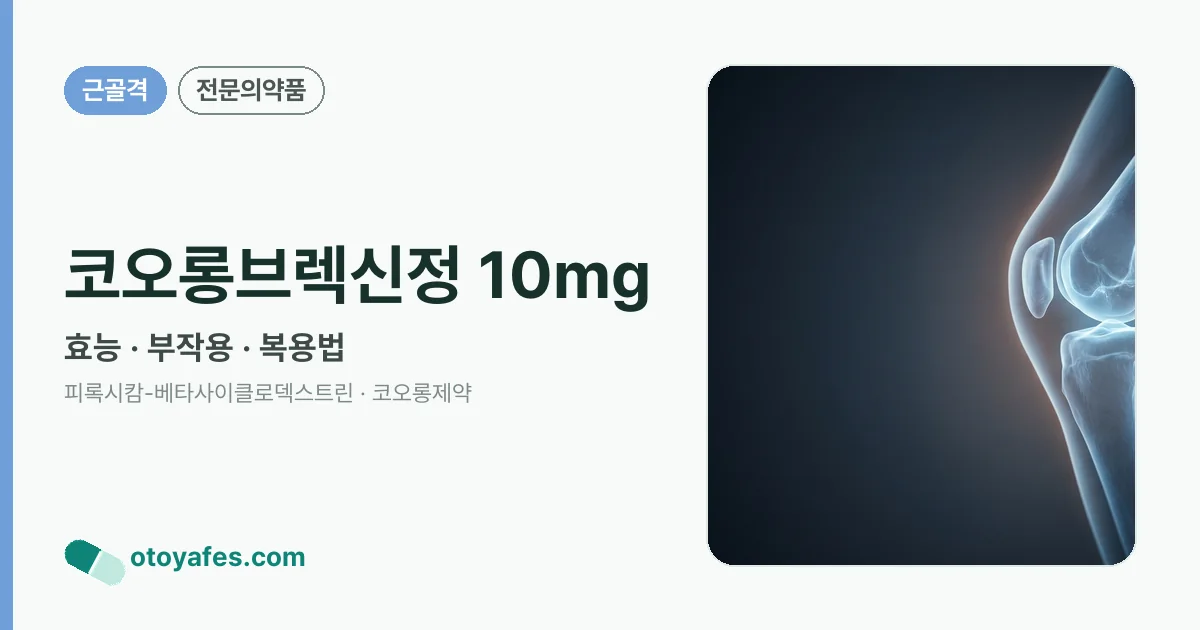코오롱브렉신정 10mg 정리 썸네일