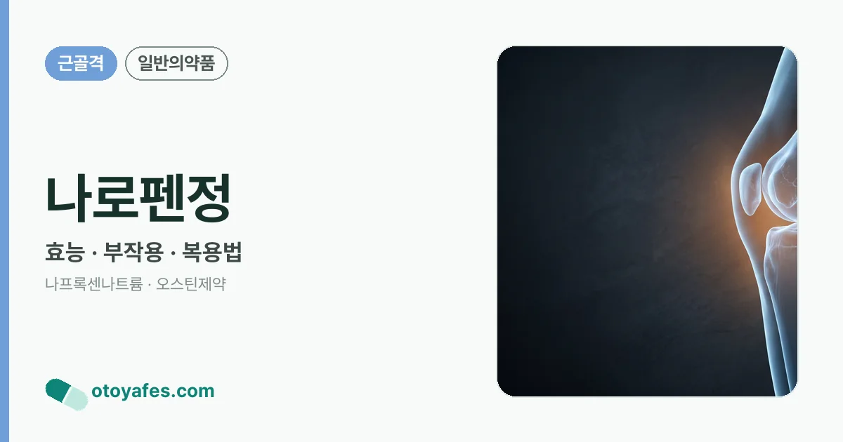 나로펜정 정리 썸네일