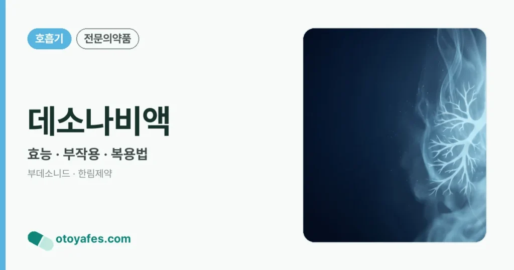 데소나비액 정리 썸네일