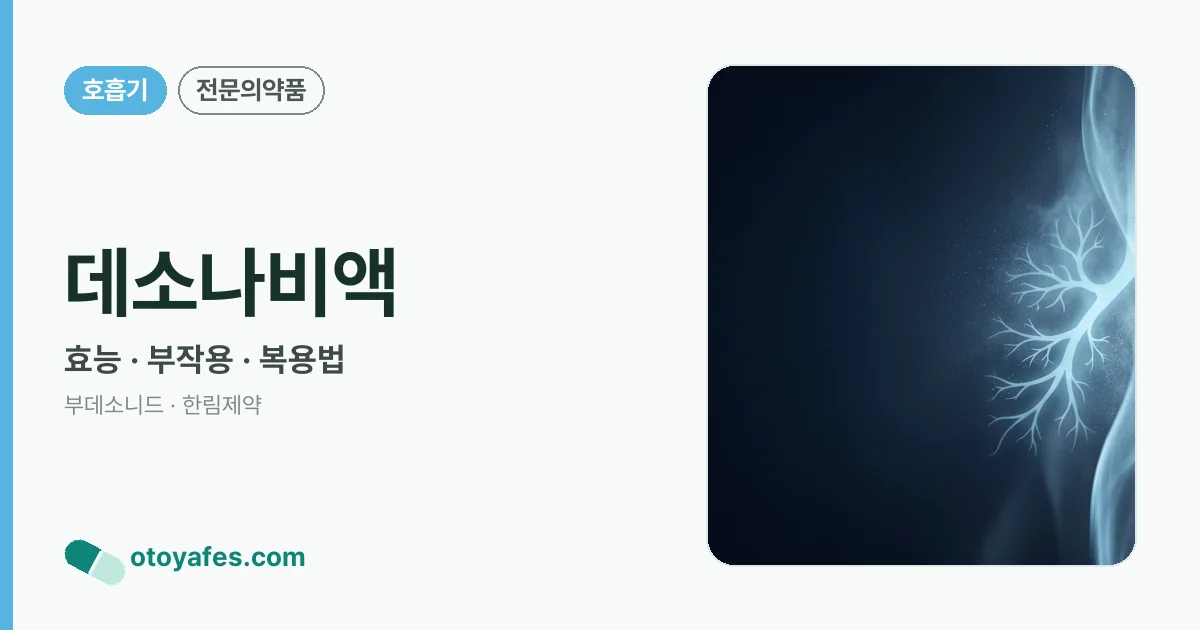 데소나비액 정리 썸네일