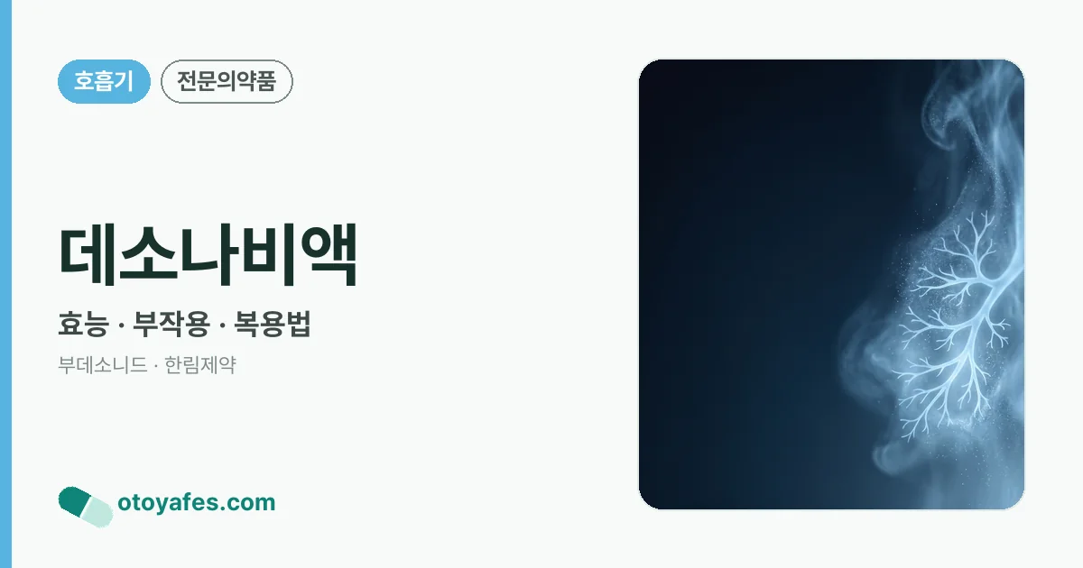 데소나비액 정리 썸네일