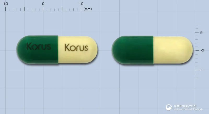 코러스세프라딘캡슐500mg 실물 사진