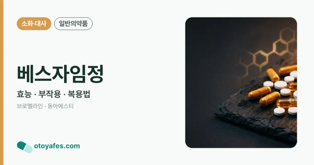 베스자임정 정리 썸네일
