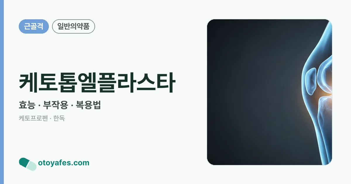 케토톱엘플라스타 정리 썸네일
