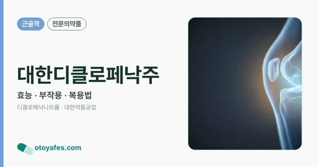 대한디클로페낙주 정리 썸네일