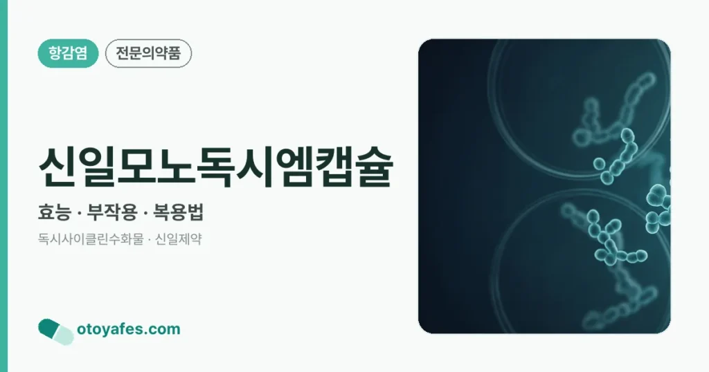 신일모노독시엠캡슐 정리 썸네일