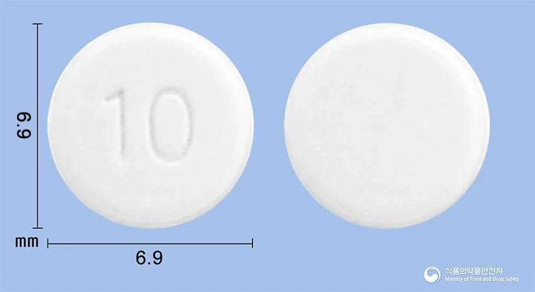 바라파정10mg 실물 사진