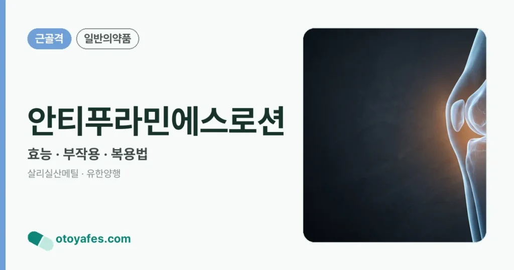 안티푸라민에스로션 정리 썸네일