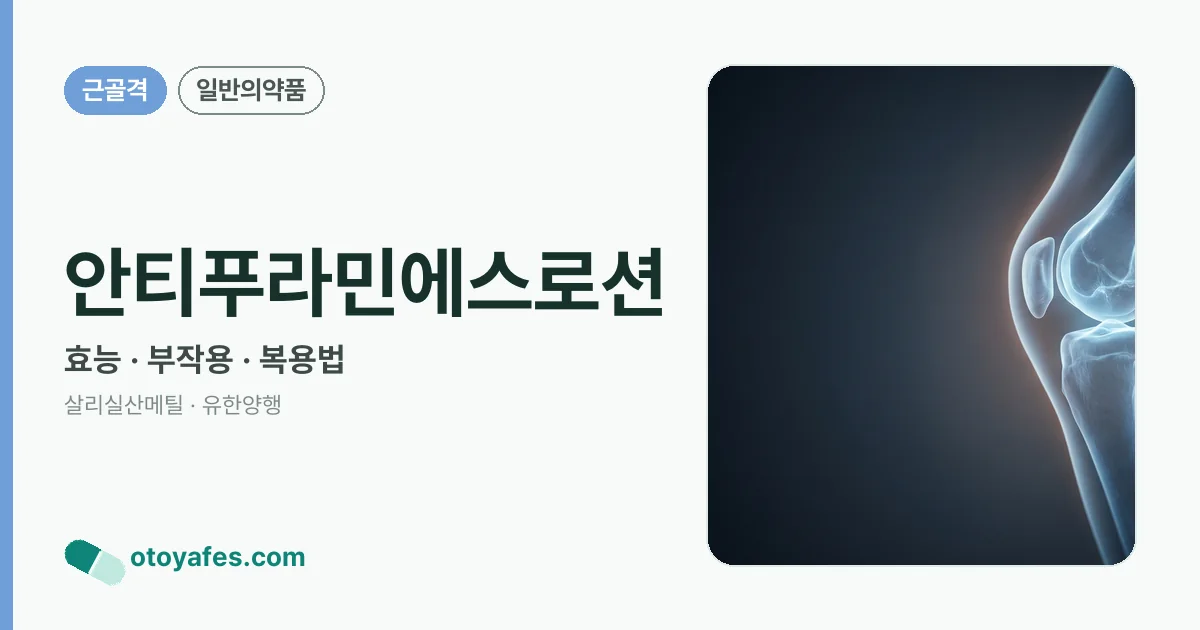 안티푸라민에스로션 정리 썸네일