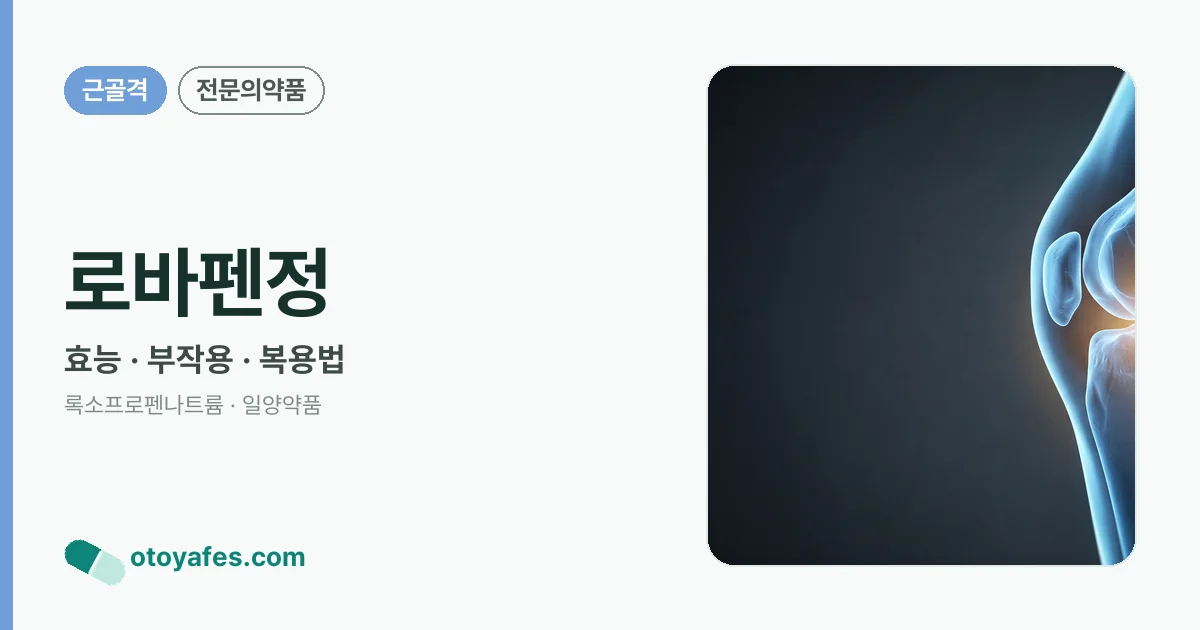 로바펜정 정리 썸네일