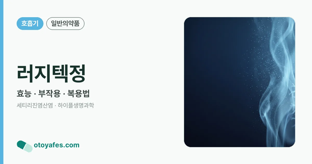 러지텍정 정리 썸네일