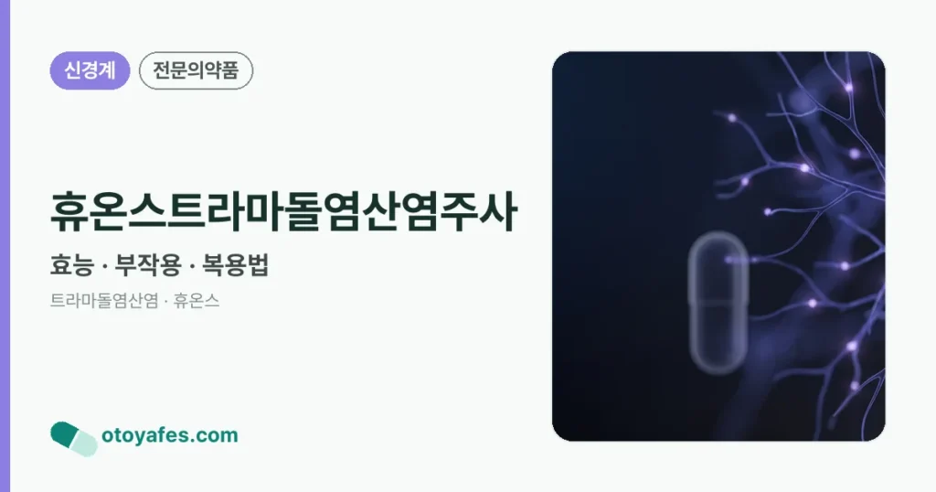 휴온스트라마돌염산염주사 정리 썸네일
