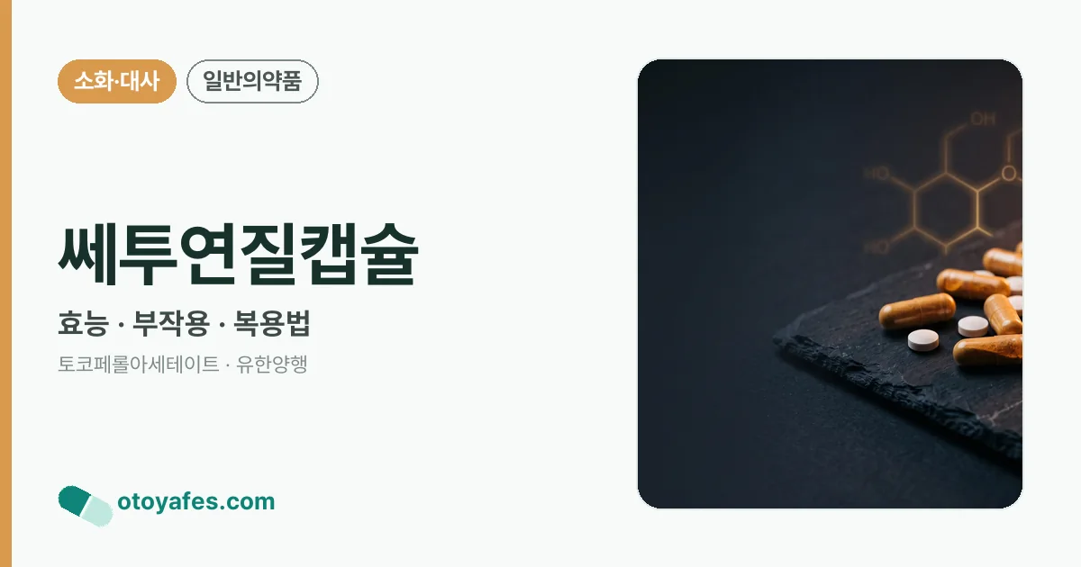 쎄투연질캡슐 정리 썸네일