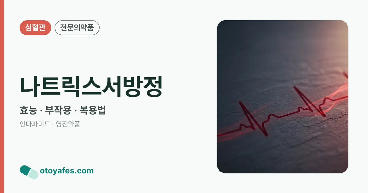 나트릭스서방정 정리 썸네일