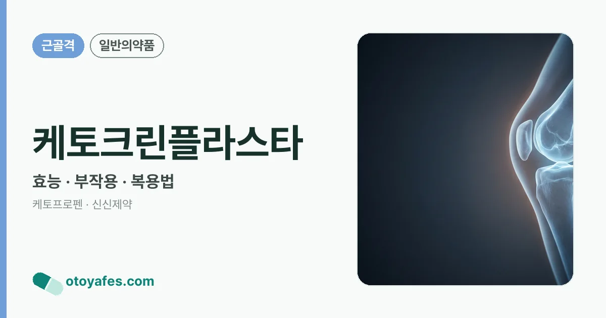 케토크린플라스타 정리 썸네일