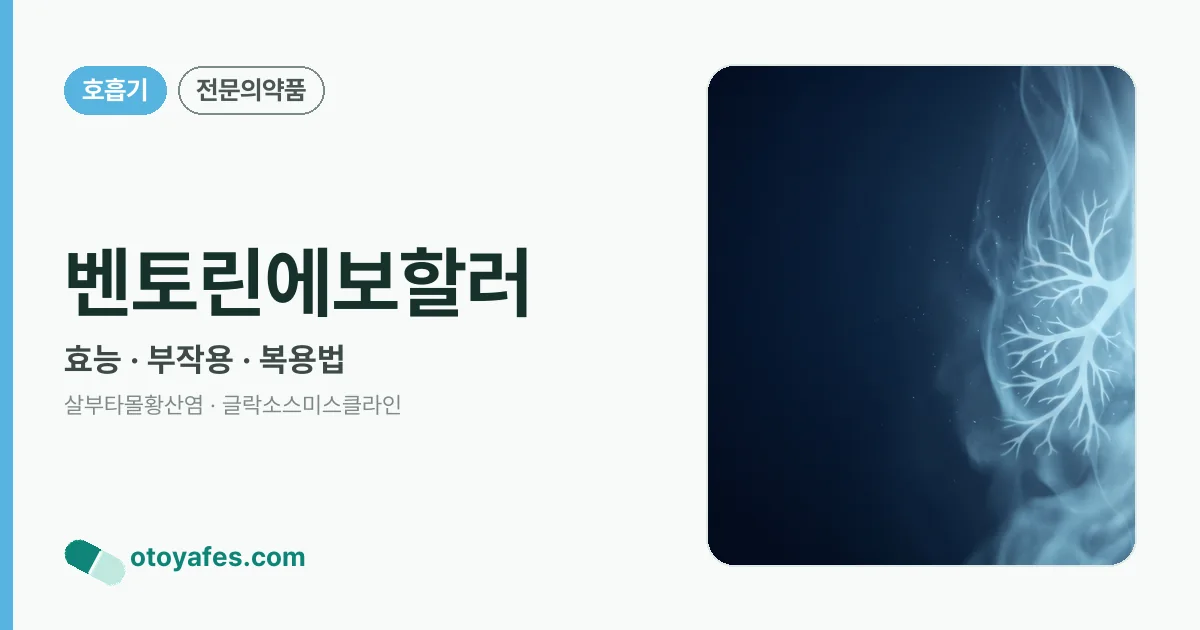 벤토린에보할러 정리 썸네일