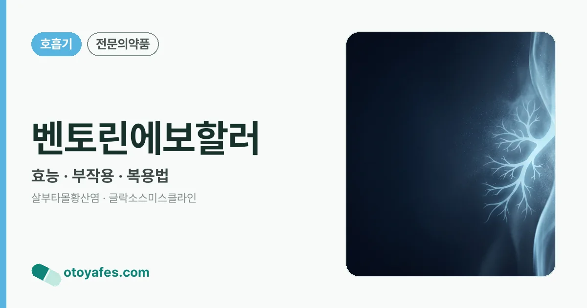벤토린에보할러 정리 썸네일