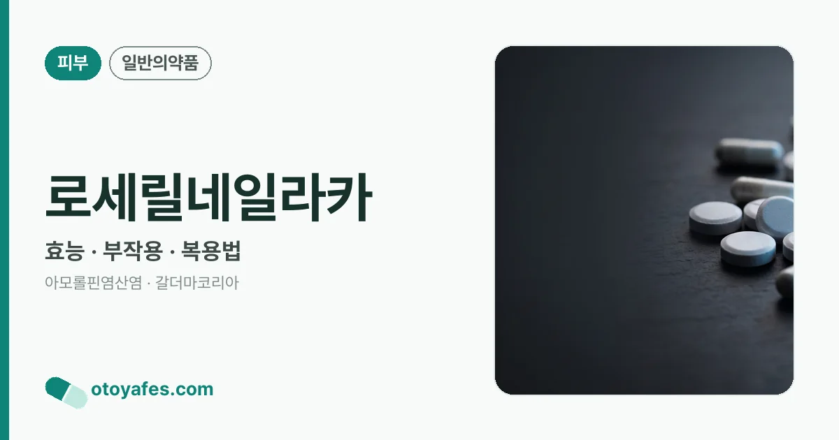 로세릴네일라카 정리 썸네일