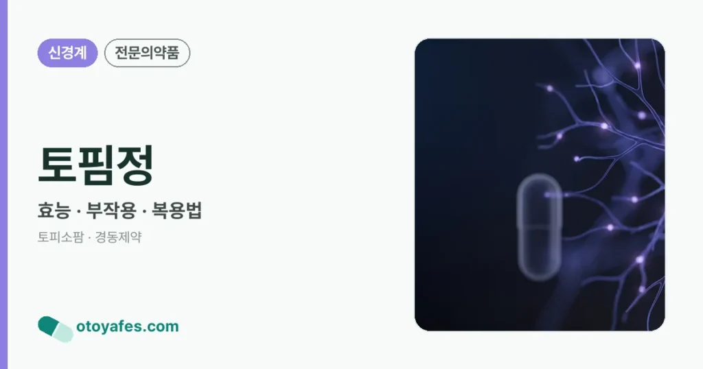 토핌정 정리 썸네일